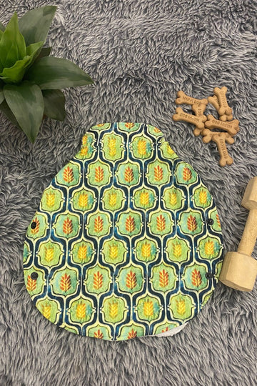 Dog Jacket- Leaf Print