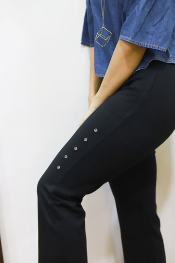 Bootcut Fit Jeggings with Funky Detailing