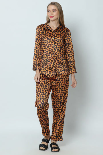 Satin Animal Print