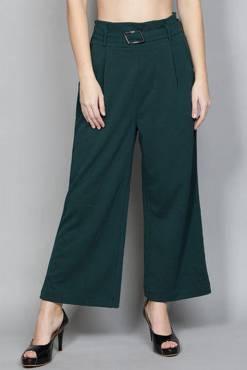 Wide Leg Culottes with Funky Belt Detailing